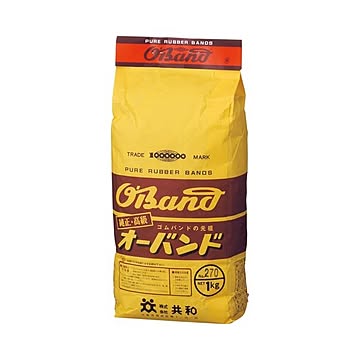 （まとめ） 共和 オーバンド #270 内径63.5mm 1kg入 GK-206 1袋 【×2セット】