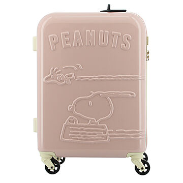 ピーナッツ スーツケース 機内持ち込み レディース 31L 48cm 2.9kg PN-030 PEANUTS スヌーピー キャリーケース ハードキャリー ファスナー 1年保証