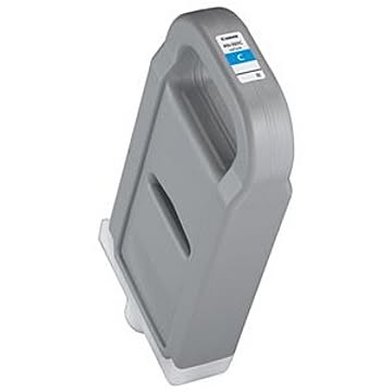 （まとめ） キヤノン Canon インクタンク PFI-707C 染料シアンインク 700ml 9822B001 1個 ×3セット