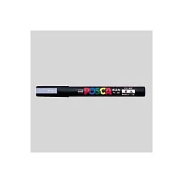 （まとめ） 三菱鉛筆 ユニ ポスカ 細字（0.9-1.3mm） PC-3M.26 銀 1本入 【×10セット】