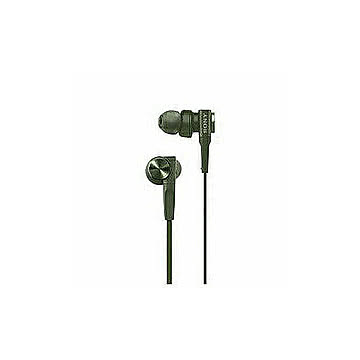 ソニー SONY ヘッドホン イヤホン ダイナミック密閉型カナルイヤホン 重低音モデル MDR-XB55 カナル型 グリーン MDR-XB55 GQ 管理No. 4548736062139