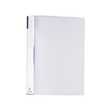(まとめ) リヒトラブ ルーパーフラット A4タテ 2穴 100枚収容 緑 F-52-7 1冊 【×40セット】