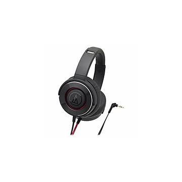 Audio-Technica オーディオテクニカ ダイナミック密閉型ヘッドホン ブラックレッド ATH-WS550-BRD