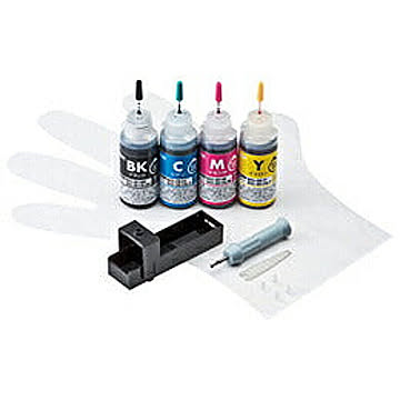 サンワサプライ　詰め替えインクBCI-351BK・C・M・Y用　INK-C351S30S4 管理No. 4969887868034