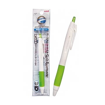 三菱 滑らかジェットストリーム0.7黒緑 10個セット 32-505