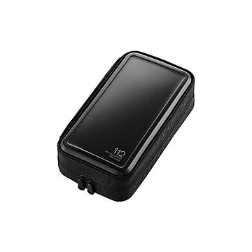 （まとめ） エレコム CD/DVD/Blu-rayケース/セミハード/ファスナー付/112枚収納/ブラック CCD-HB112BK 【×2セット】