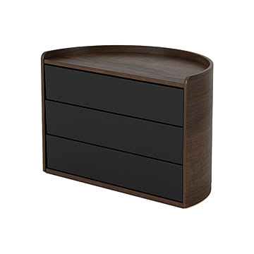 Umbra アンブラ MOONA strage box ムーナ ストレージボックス 収納 アクセサリーボックス トレイ ケース コンパクト ジュエリー コスメ 小物入れ 木目 回転式