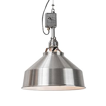 AMP ALU SHADE SQ MEDIUM SWITCH アンパサンド アルミニウムシェード スクエア ミディアム スイッチ ペンダントライト ペンダントランプ天井照明 LED対応  〜60W×1