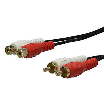 アクロス Acro's AUDIO延長ケーブル 1.5m RCAピン×2-RCAジャック×2 AVC134 管理No. 4512342111345