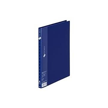 (業務用20セット) プラス クリアファイル/ポケットファイル 【B5/タテ型】 20ポケット FC-132EL ネイビー