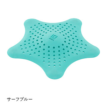 Umbra アンブラ スターフィッシュ ヘアーキャッチャー STARFISH HAIR CATCHER 洗面台 排水口カバー ゴミ受け 掃除 排水口ネット ゴム製 ラバー製