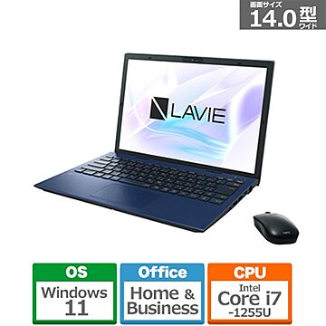 NEC｜エヌイーシー ノートパソコン LAVIE N14(N1475/GAL) ネイビーブルー PC-N1475GAL [14.0型 /Windows11 Home/intel Core i7 