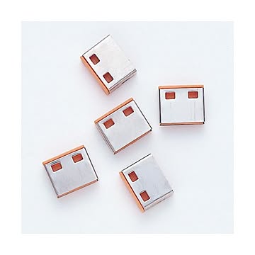 まとめサンワサプライSL-46-D用取付け部品 オレンジ SL-46DOP 1パック5個×3セット
