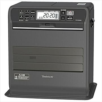 石油ファンヒーター ダイニチ Dainichi 木造10畳 コンクリート13畳 タンク9L スピード着火 省エネセンサー 油量モニター ワンタッチ汚れんキャップEX FW-3722SGX K