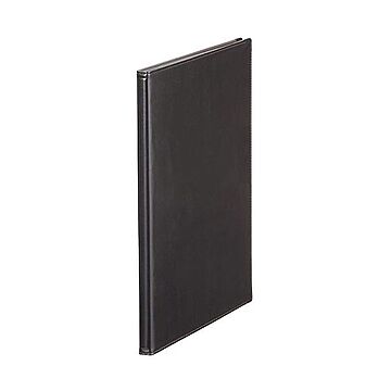 (まとめ) キングジム レザフェス メニューファイル A4タテ型 黒 1972LFクロ 1冊 【×6セット】