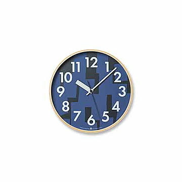 Lemnos レムノス DESIGN OBJECTS AWA CLOCK NOYAMA ノヤマ AWA19-12 掛け時計 スイープセコンド デザイン時計