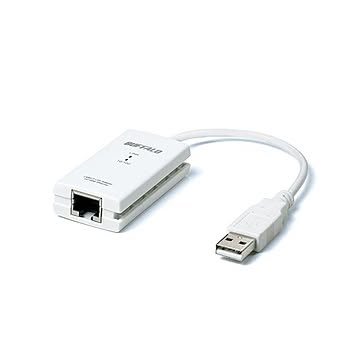バッファロー USB2.0用 LANアダプター 100BASE-TX・10BASE-T対応 LUA3-U2-ATX 1個 【×10セット】