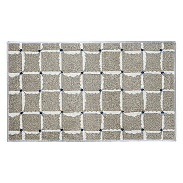 マット Tomoko Murata Windcheck Grey 国産 45x75cm クリーンテックス