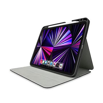 エレコム iPad Pro 11インチ ケース カバー 手帳 フラップ Apple Pencilホルダー スタンド フリーアングル ブラック TB-A21PMSABK