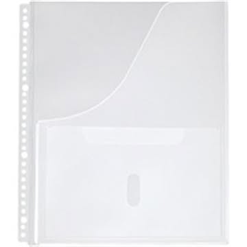 （まとめ）キングジム 取扱説明書ファイルポケット 2630P A4S×10セット
