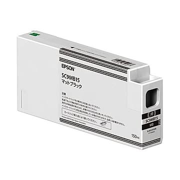 (まとめ）エプソン インクカートリッジマットブラック 150ml SC9MB15 1個【×3セット】