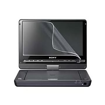 (まとめ)サンワサプライ 液晶保護フィルム(9.0型ポータブルDVDプレーヤー用) LCD-DVD4【×3セット】