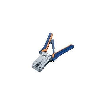 (まとめ）エレコム ラチェットタイプ コネクタかしめ工具 RJ45用 LD-KKTP2 1個【×3セット】