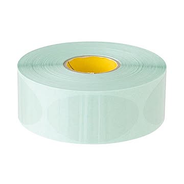 (まとめ) ヘッズ 透明ロールシール 50×26mm M-3RS 1パック（500枚）  【×10セット】
