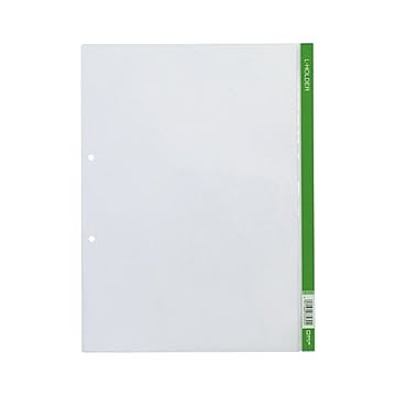 （まとめ） キングジム Lホルダー A4判タテ型・2穴 緑 【×50セット】