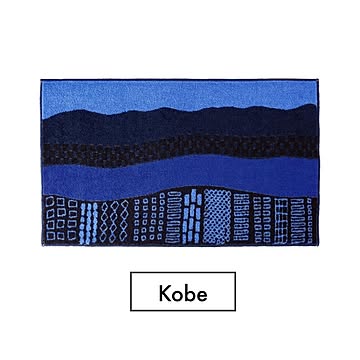 玄関マット インテリアマット Kobe Muoto Collection 四季 風情 ポップ 玄関 お部屋 洗面所 デザイン性 機能性 おしゃれ 45×75cm クリーンテックス・ジャパン