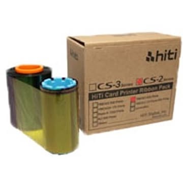 IDカードプリンター CS-200ｅ専用 フルカラープリントリボン 400枚印刷/１巻 クリーニングキット付属