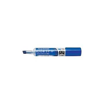 （まとめ） ぺんてる ノックル 後端プッシュ式 太字平芯（7.0mm） EMWL6W-C 青 1本入 【×10セット】