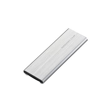 （まとめ） エレコム メモリカードケース/メモリークリップ/microSD/アルミタイプ/スライドオープン式/クリップ付/Sサイズ/シルバー CMC-SDCAL03SV 【×2セット】