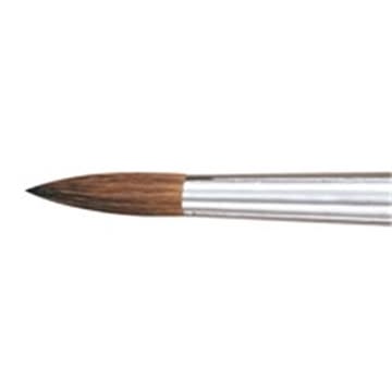 （まとめ）ぺんてる 丸筆 ZBS1-12 馬毛 12号×10セット