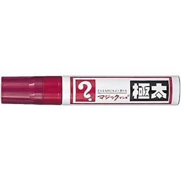 （まとめ） 寺西化学 マジックインキ 補充式 極太単色 MGD-T2 赤 1本入 【×10セット】