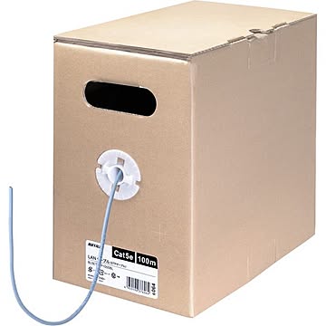 バッファロー ツメ折れないCat5e LANケーブル STP 100m ブルー BL5ETSTP1000BL