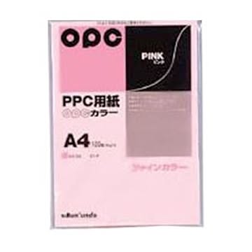 （まとめ） 文運堂 ファインカラーPPC A4判 カラー335 ピンク 100枚入 【×5セット】