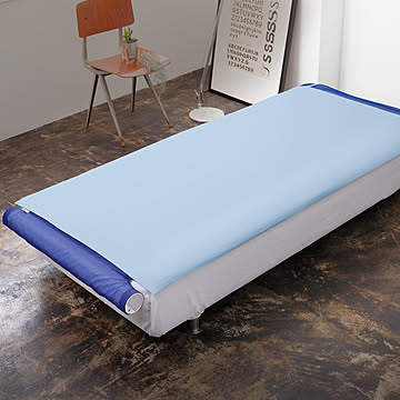 空調ベッド NEW風眠 接触冷感シーツ付限定Ver. シングルベッドサイズ ブルー