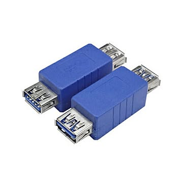 変換名人 変換プラグ USB3.0 A(メス)-A(メス) USB3AB-AB