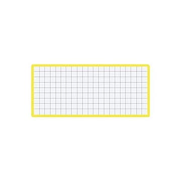（まとめ）コクヨ マグネット見出し43×104mm 黄 マク-412Y 1セット（10個）【×5セット】