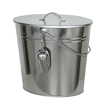 バケツ SOIL BUCKET L GALVANIZED G21-0380L 幅390x奥行270x高さ350mm ダルトン