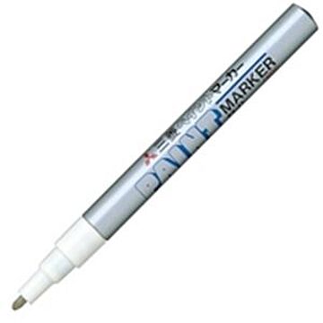 (業務用20セット) 三菱鉛筆 油性ペン/ペイントマーカー 細字/丸芯 不透明性インク PX-21.26 銀