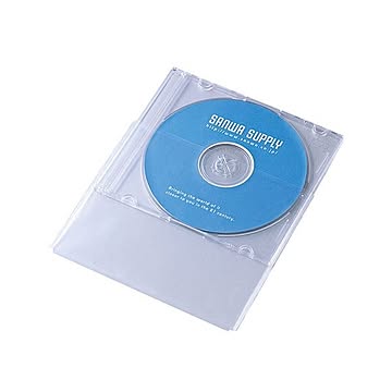 （まとめ）サンワサプライ プラケース保護袋（5mmサイズ用） FCD-PT30U【×10セット】