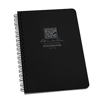 まとめ ライトインザレインスパイラルノートブック ユニバーサル ブラック 773 1冊 ×10セット