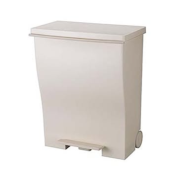 I'mD 岩谷マテリアル kcud WIDE Pedal Pail クード ワイドペダルペール JI-KUDWD ペダル開閉 蓋付き キャスター ゴミ箱 ダストボックス トラッシュカン 39リットル