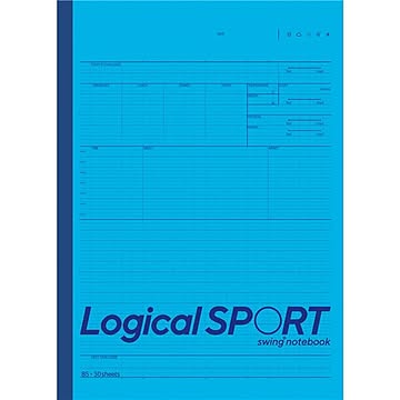 （まとめ） ロジカルスポーツノート ノ-B590A-B  ブルー【×20セット】