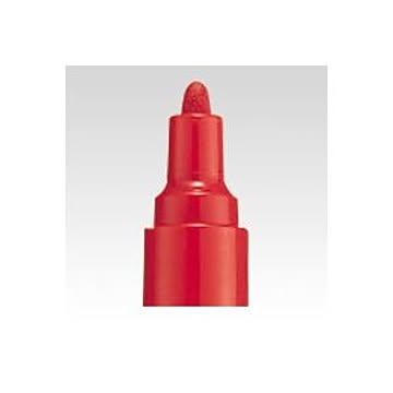 （まとめ） 三菱鉛筆 ペイントマーカー 中字（2.2-2.8mm） PX-20.15 赤 1本入 【×10セット】