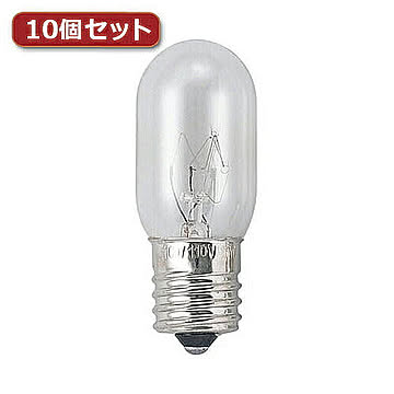 YAZAWA ミシン球 T22 E17 20W クリア10個セット T221720CMISINEX10 管理No. 4560352860357