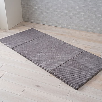 イケヒコ・コーポレーション 4連マット 80×180cm グレー 1211770024801