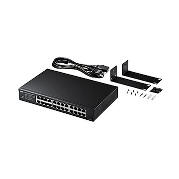 サンワサプライ Giga対応スイッチングハブ（24ポート）ループ検知機能つき LAN-GIGAH24L